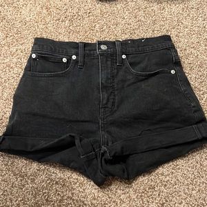 Madewell High rise shorts